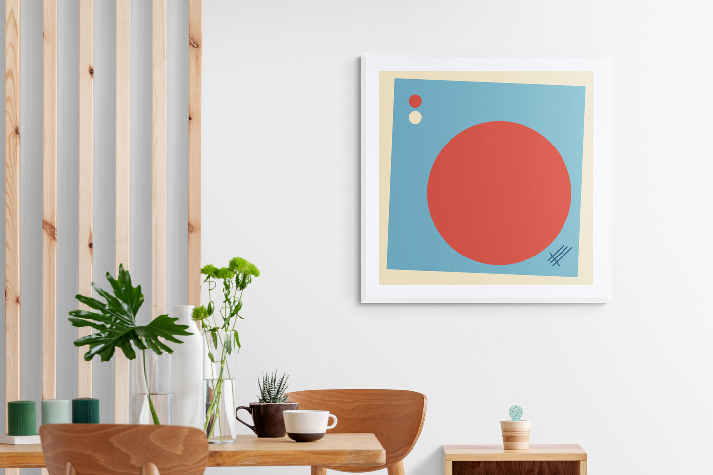 “Red sphere moves right” - Limited edition print